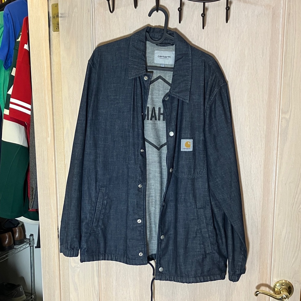 Carhartt Men's Dark Blue Shirt Jacket